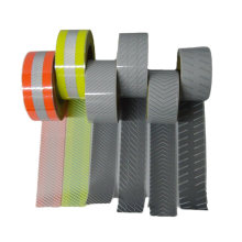 2" Safety Silver Reflective Iron on Fabric Clothing Tape Stripe Reflective Heat Transfer Vinyl Film Segmented